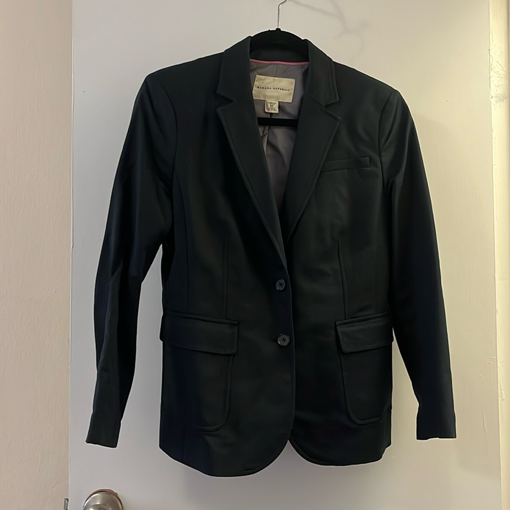 Banana Republic Navy Blazer size 10P
